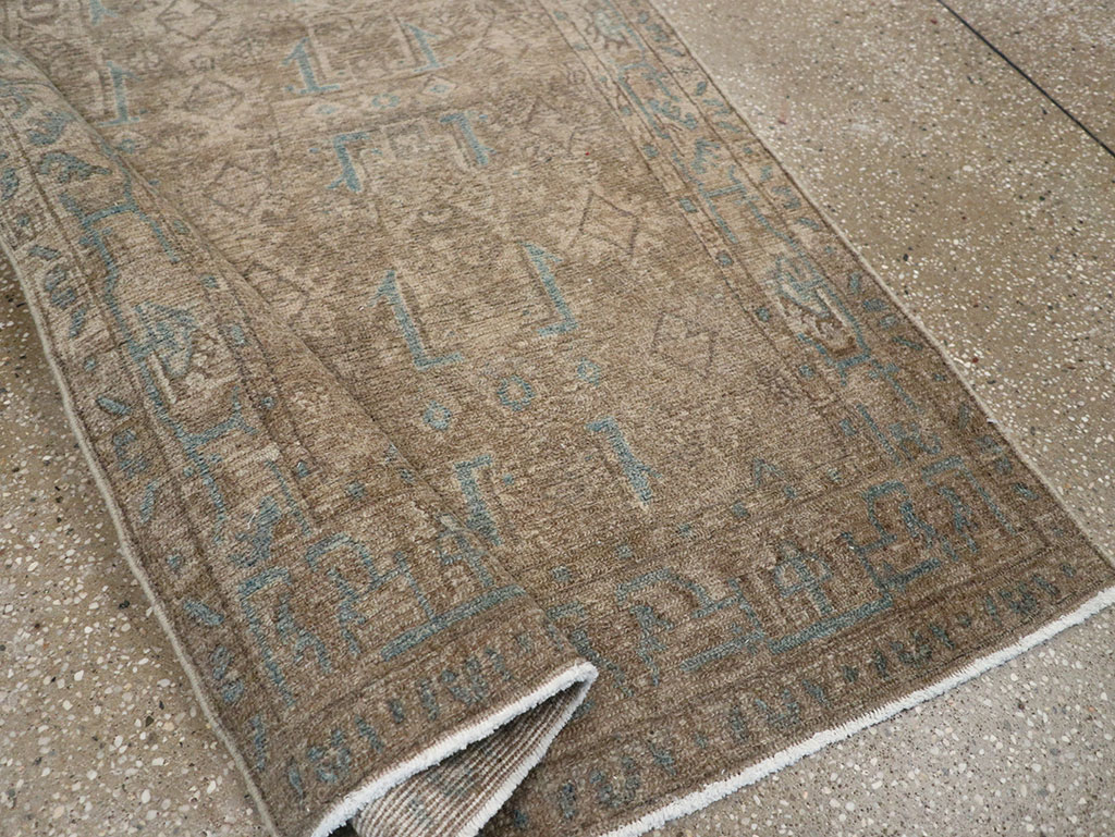 Vintage Persian Malayer Throw Rug, No.32052 - Gss