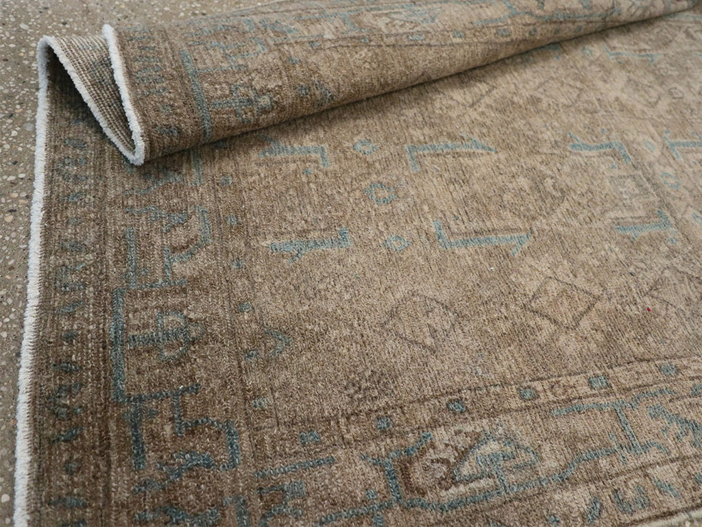 Vintage Persian Malayer Throw Rug, No.32052 - Gss