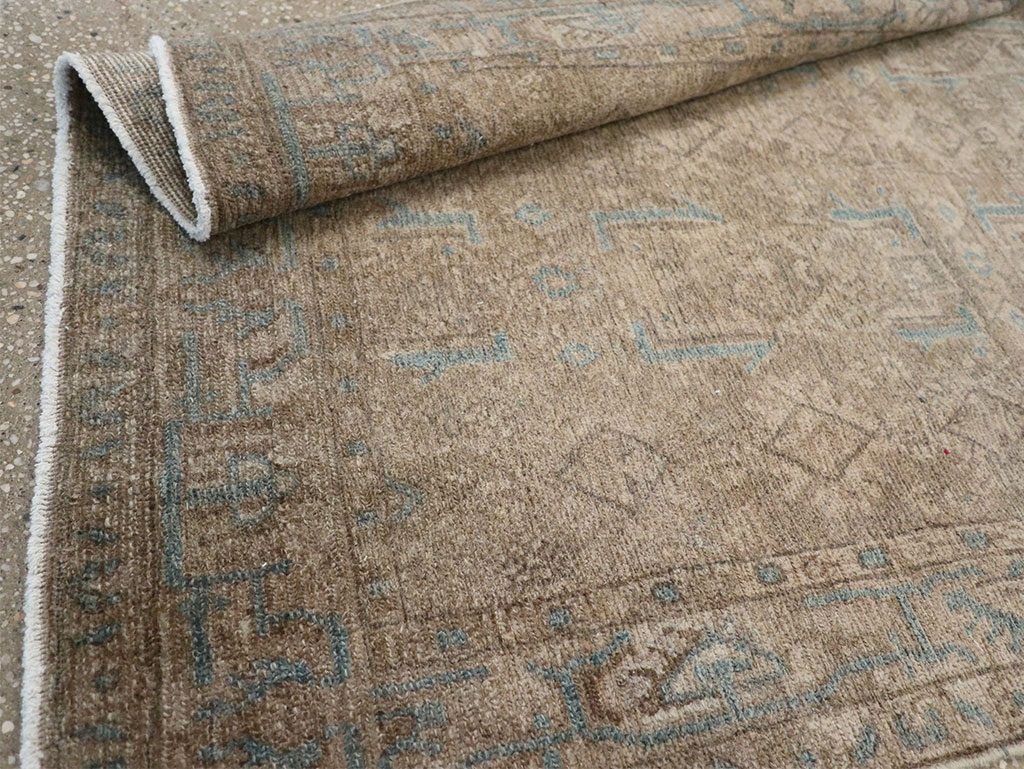 Vintage Persian Malayer Throw Rug, No.32052 - Gss
