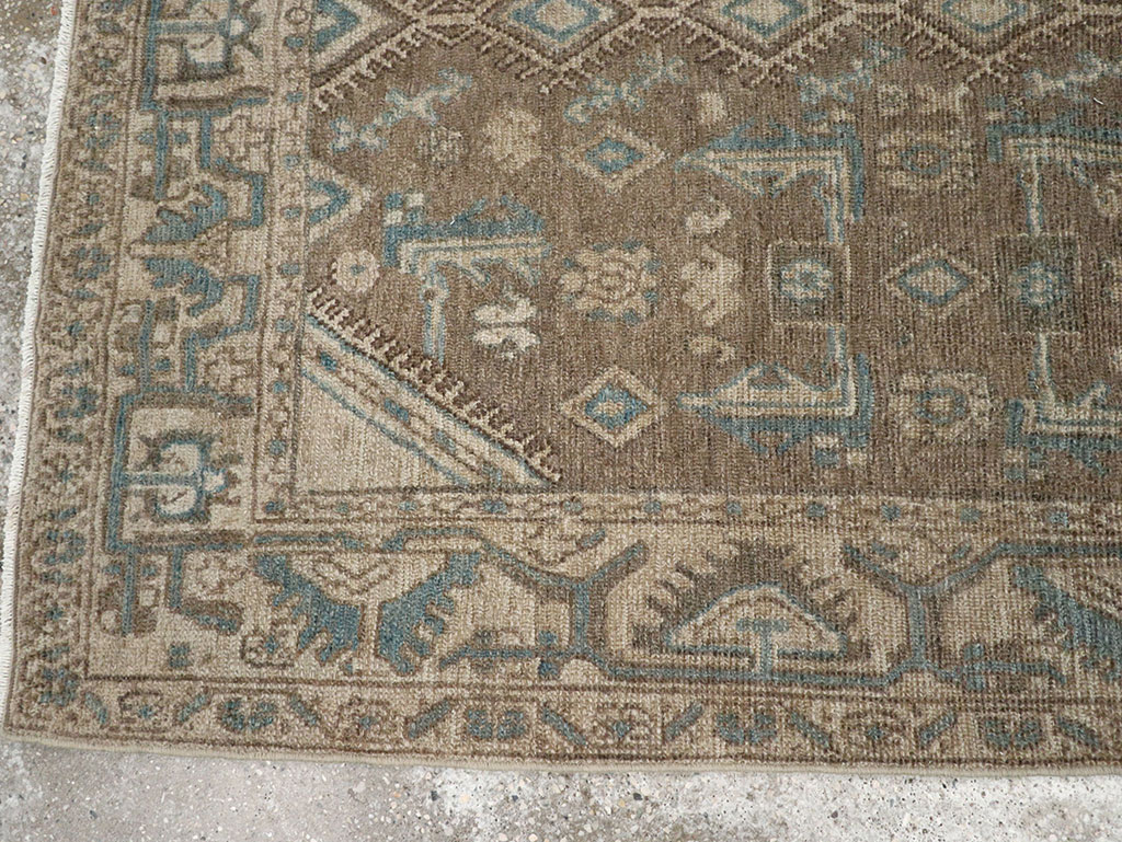 Vintage Persian Malayer Throw Rug, No.32053 - Gss
