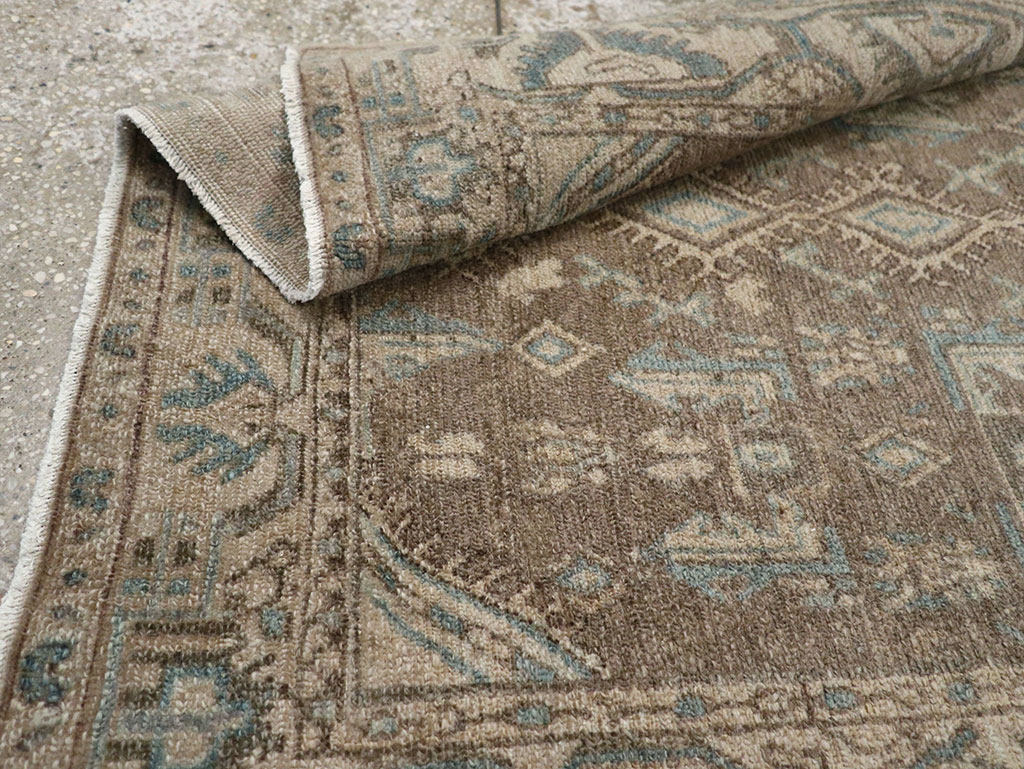 Vintage Persian Malayer Throw Rug, No.32053 - Gss