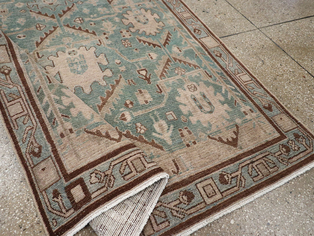 Vintage Persian Malayer Accent Rug, No.32054 - Gss