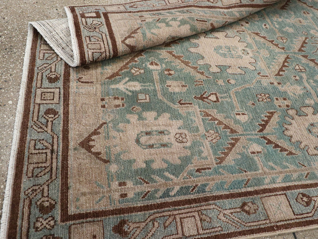 Vintage Persian Malayer Accent Rug, No.32054 - Gss