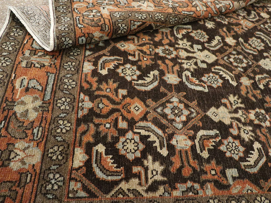 Antique Persian Malayer Accent Rug, No.32056 - Gss