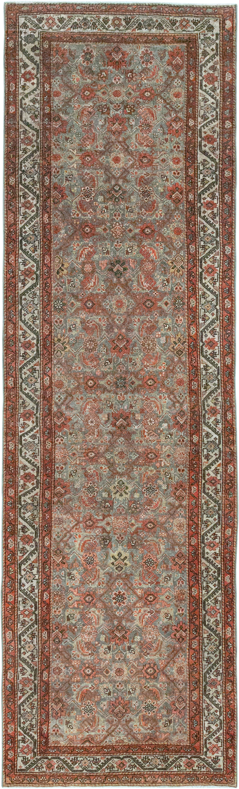 Antique Persian Malayer Runner, No.32058 - Gss