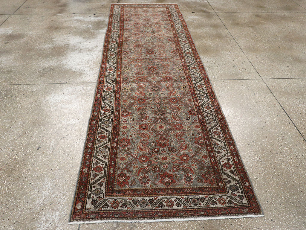 Antique Persian Malayer Runner, No.32058 - Gss
