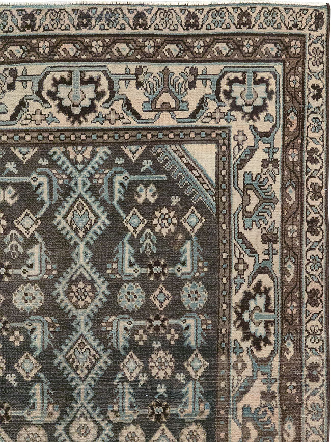 Vintage Persian Malayer Throw Rug, No.32060 - Gss