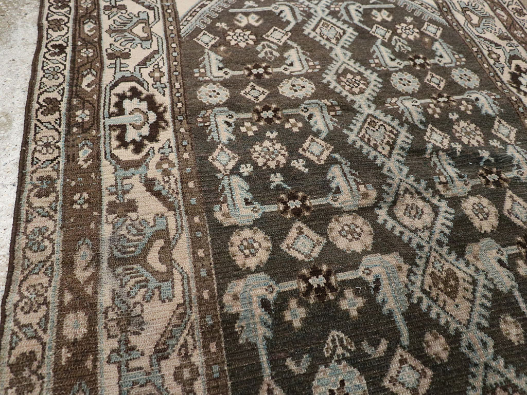 Vintage Persian Malayer Throw Rug, No.32060 - Gss