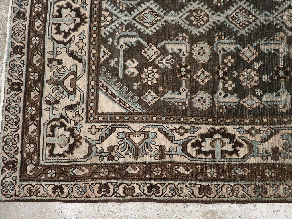 Vintage Persian Malayer Throw Rug, No.32060 - Gss