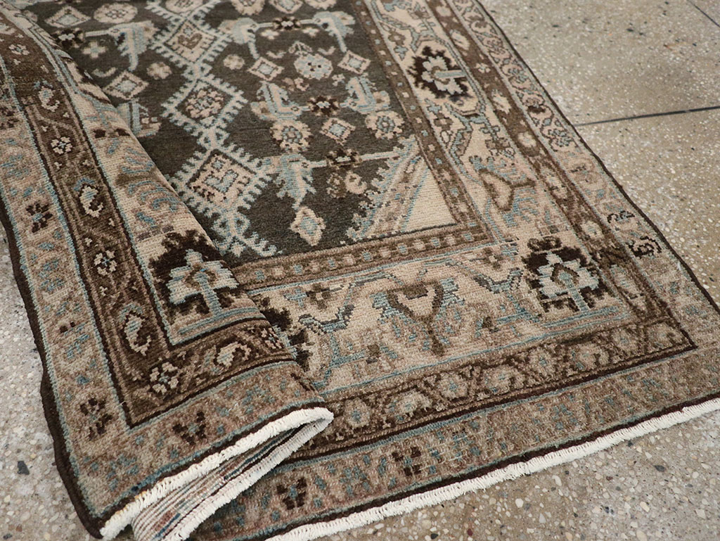 Vintage Persian Malayer Throw Rug, No.32060 - Gss