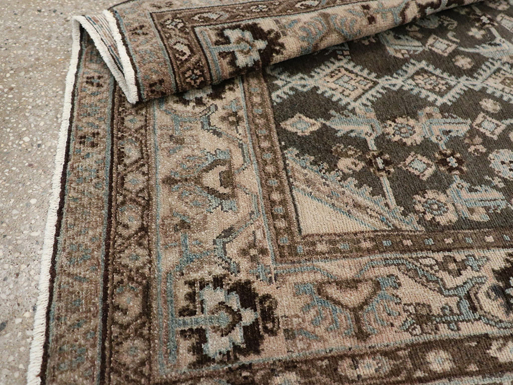 Vintage Persian Malayer Throw Rug, No.32060 - Gss