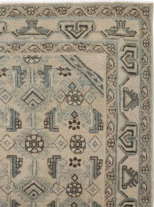 Vintage Persian Malayer Throw Rug (Pair: 1 of 2), No.32061 - Gss