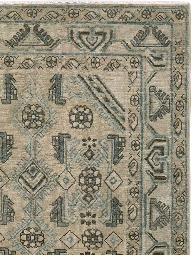 Vintage Persian Malayer Throw Rug (Pair: 1 of 2), No.32061 - Gss