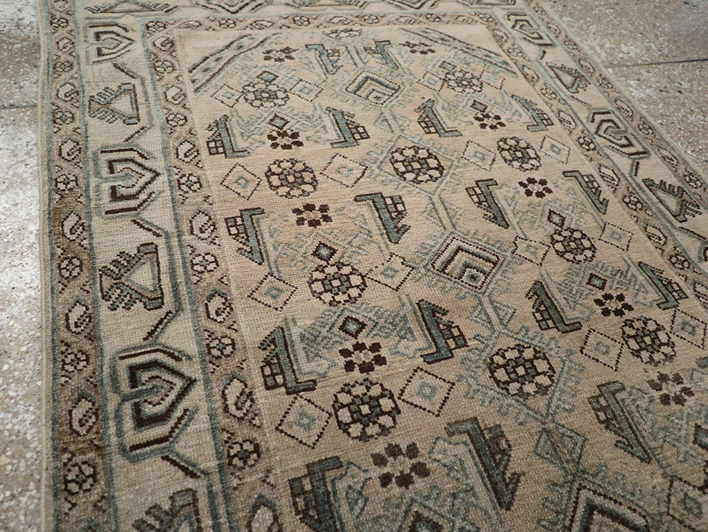 Vintage Persian Malayer Throw Rug (Pair: 1 of 2), No.32061 - Gss