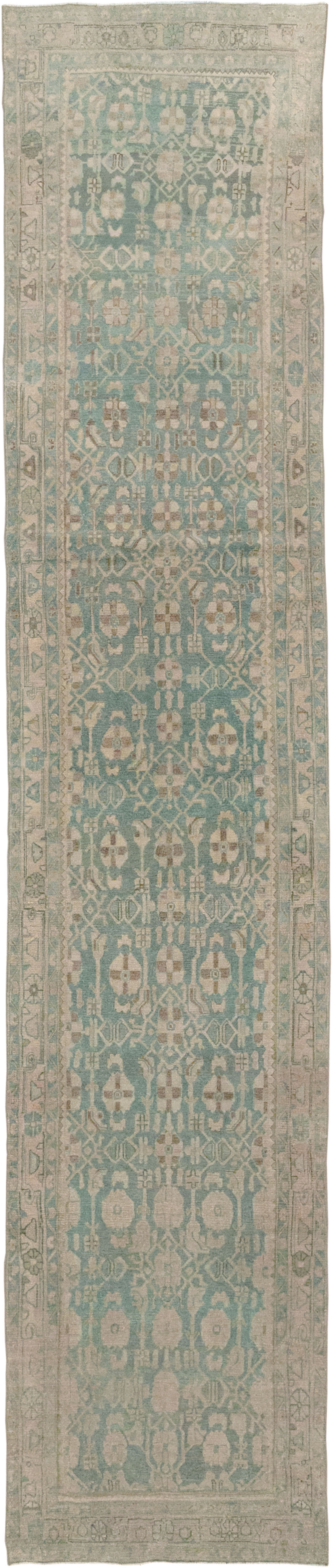 Antique Persian Malayer Long Runner, No.32062 - Gss