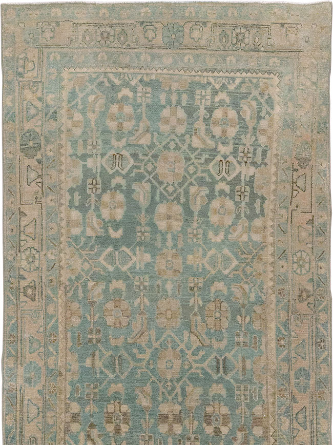 Antique Persian Malayer Long Runner, No.32062 - Gss