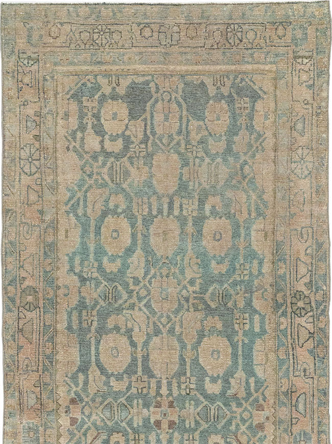 Antique Persian Malayer Long Runner, No.32062 - Gss
