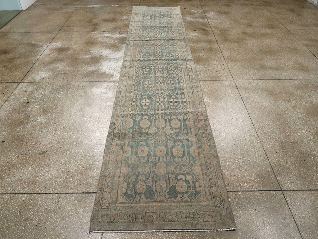 Antique Persian Malayer Long Runner, No.32062 - Gss
