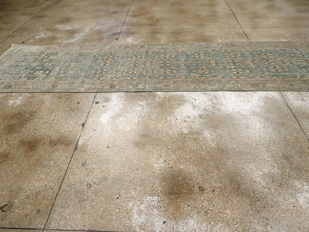 Antique Persian Malayer Long Runner, No.32062 - Gss