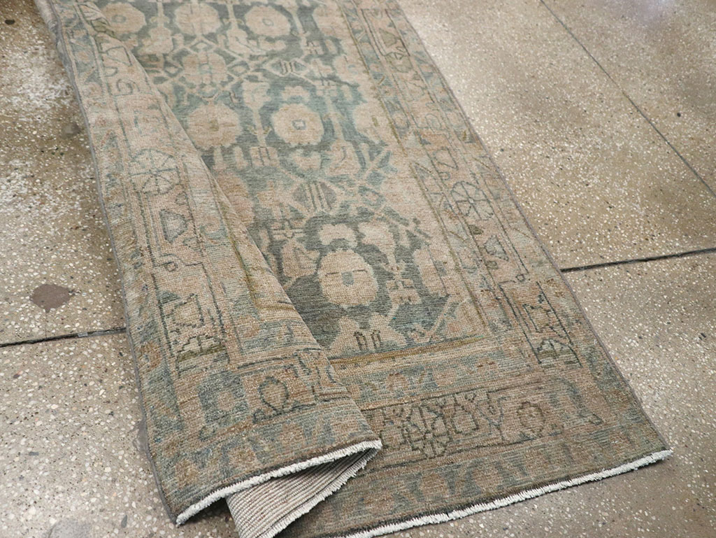 Antique Persian Malayer Long Runner, No.32062 - Gss