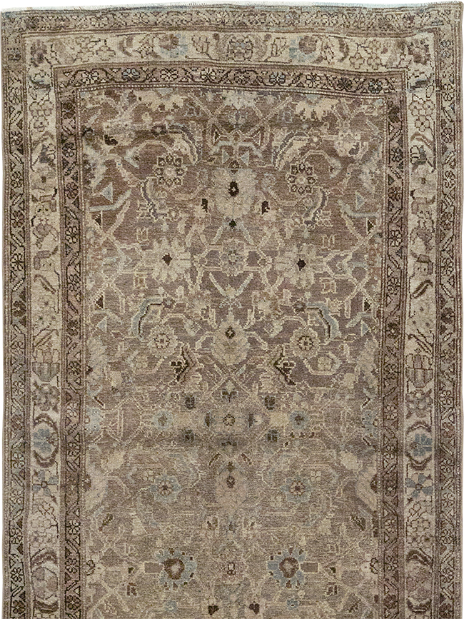 Antique Persian Malayer Long Runner, No.32064 - Gss