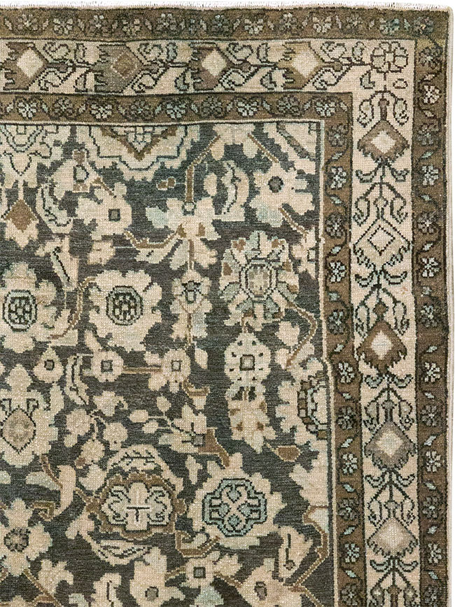 Vintage Persian Malayer Accent Rug, No.32069 - Gss