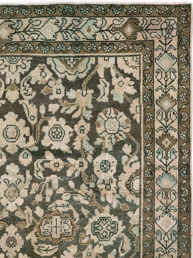 Vintage Persian Malayer Accent Rug, No.32069 - Gss