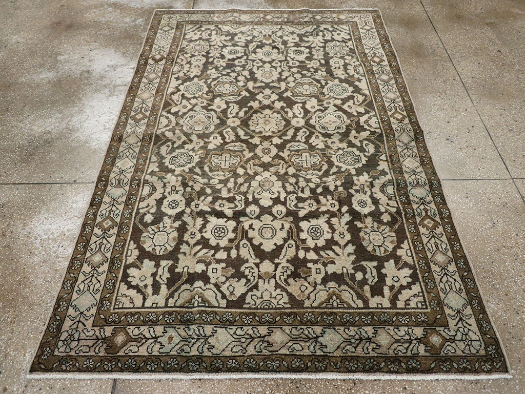 Vintage Persian Malayer Accent Rug, No.32069 - Gss