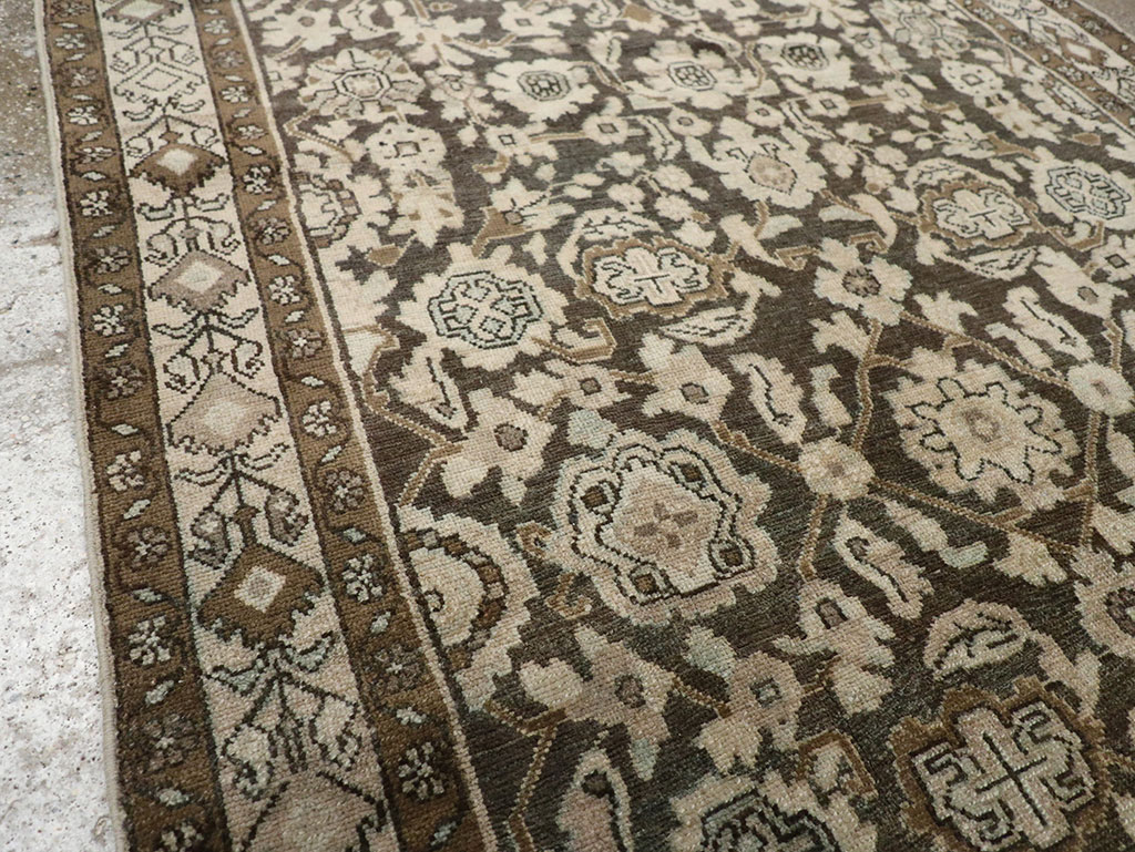 Vintage Persian Malayer Accent Rug, No.32069 - Gss