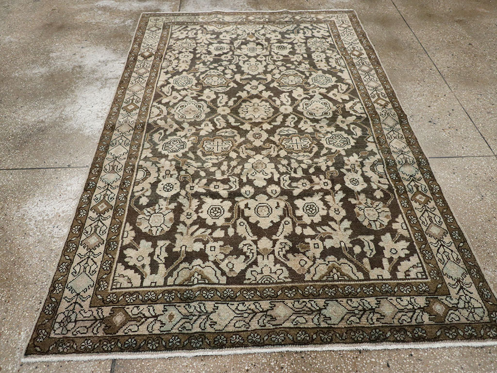 Vintage Persian Malayer Accent Rug, No.32069 - Gss