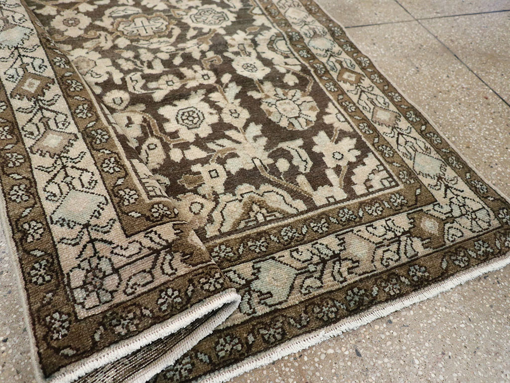 Vintage Persian Malayer Accent Rug, No.32069 - Gss