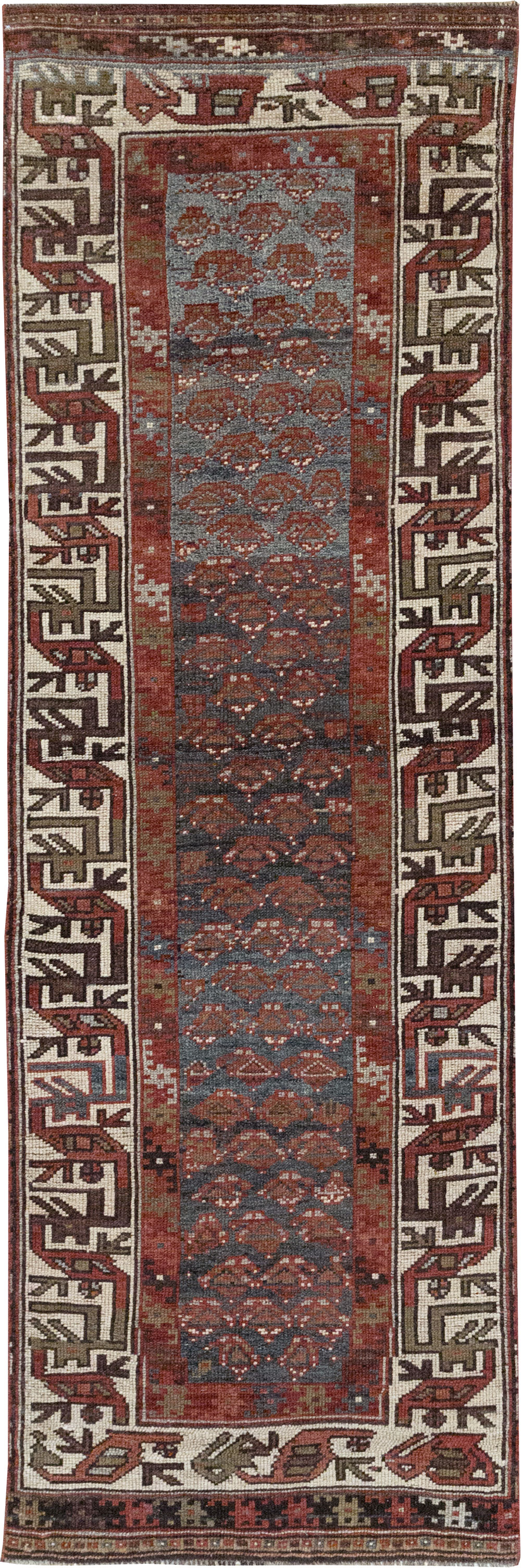 Antique Persian Kurd Small Runner, No.32072 - Gss