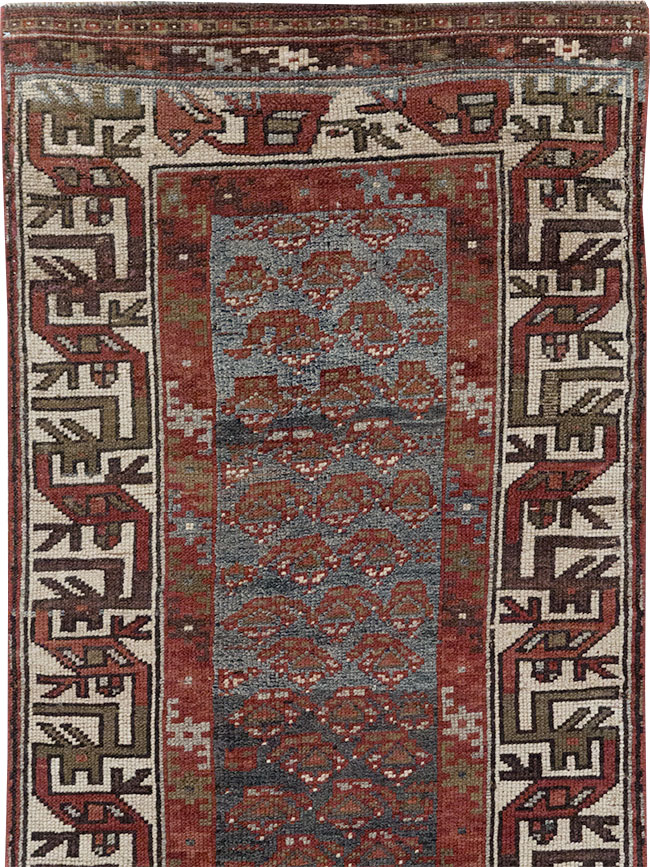 Antique Persian Kurd Small Runner, No.32072 - Gss
