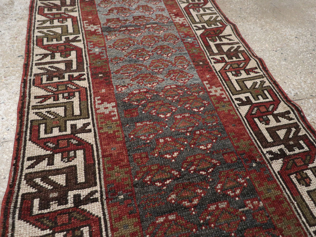 Antique Persian Kurd Small Runner, No.32072 - Gss