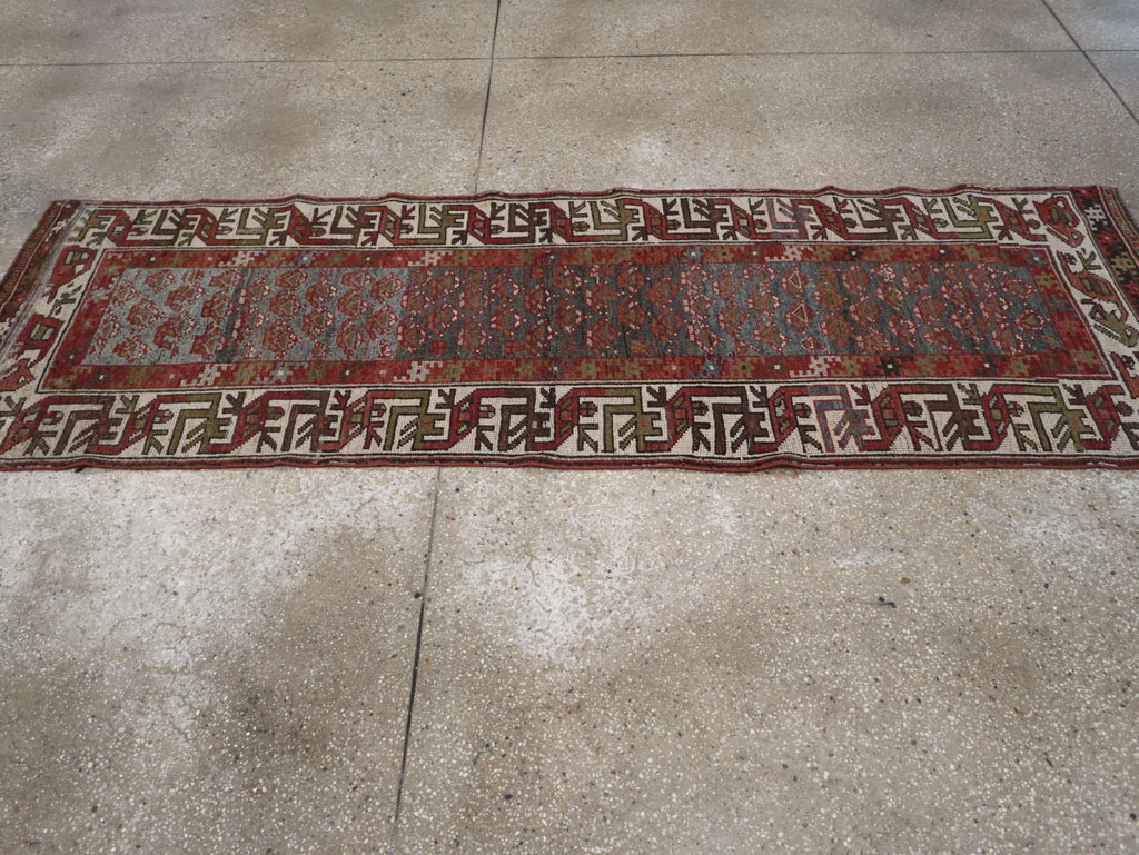 Antique Persian Kurd Small Runner, No.32072 - Gss