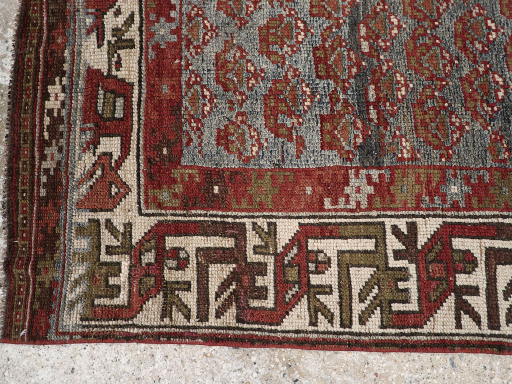 Antique Persian Kurd Small Runner, No.32072 - Gss