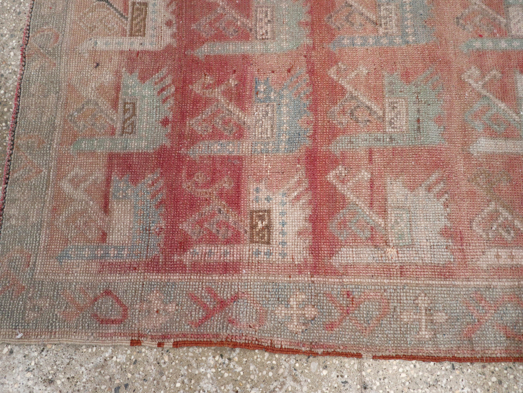 Vintage Turkish Anatolian Throw Rug, No.32073 - Gss