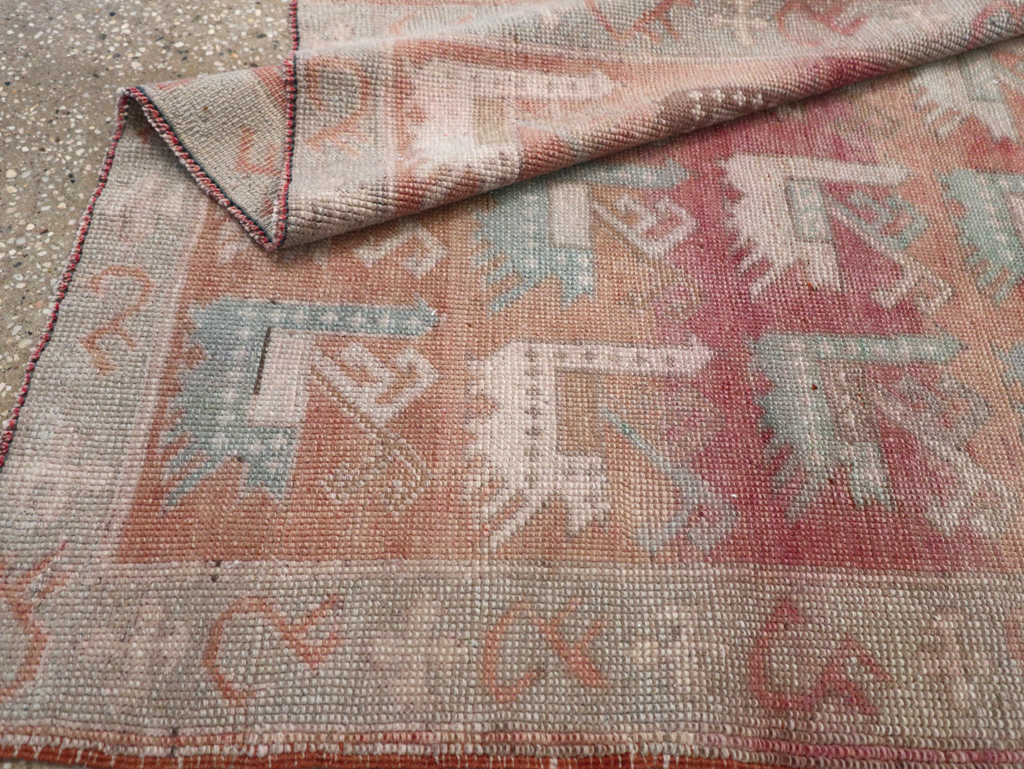 Vintage Turkish Anatolian Throw Rug, No.32073 - Gss