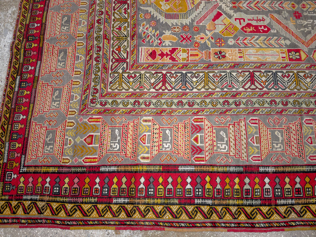 Vintage Turkish Anatolian Accent Rug, No.32074 - Gss
