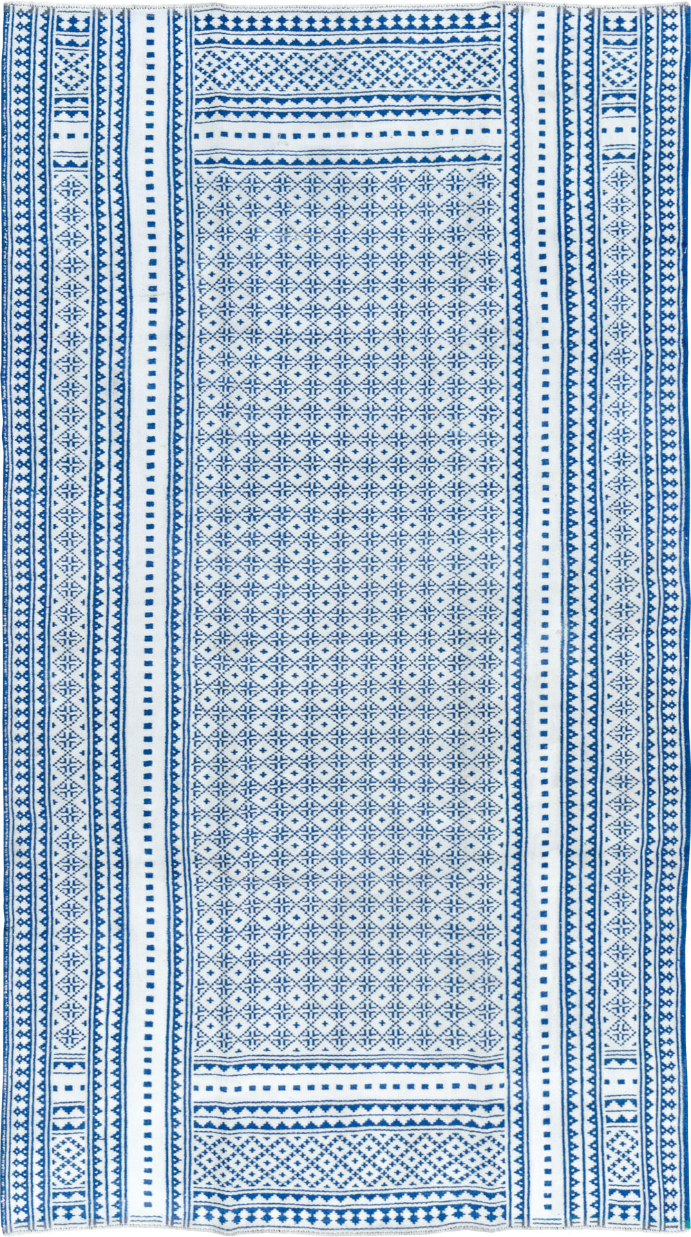 Vintage Persian Flatweave Kilim Accent Rug, No.32078 - Gss