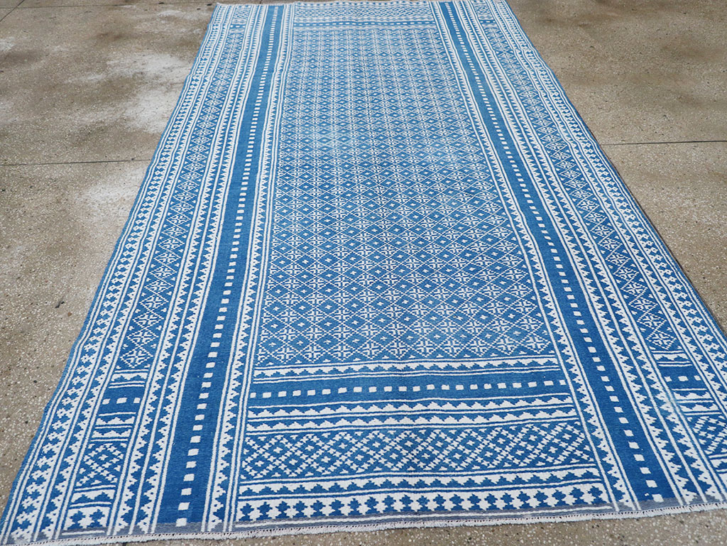 Vintage Persian Flatweave Kilim Accent Rug, No.32078 - Gss