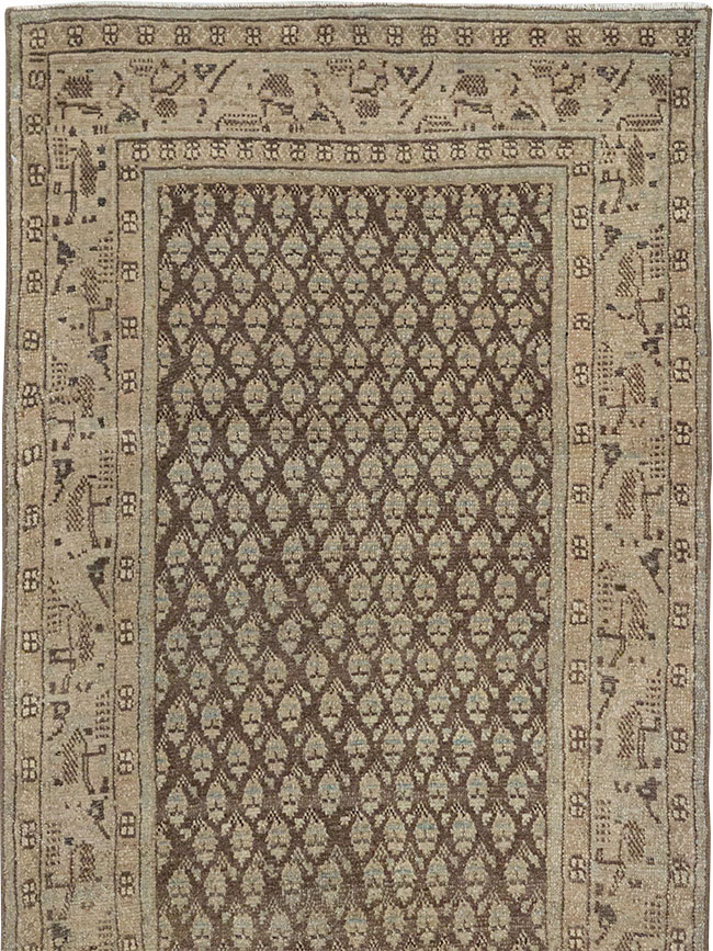 Antique Persian Mahal Runner, No.32079 - Gss