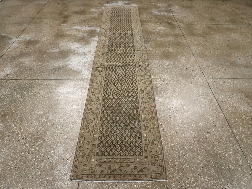 Antique Persian Mahal Runner, No.32079 - Gss