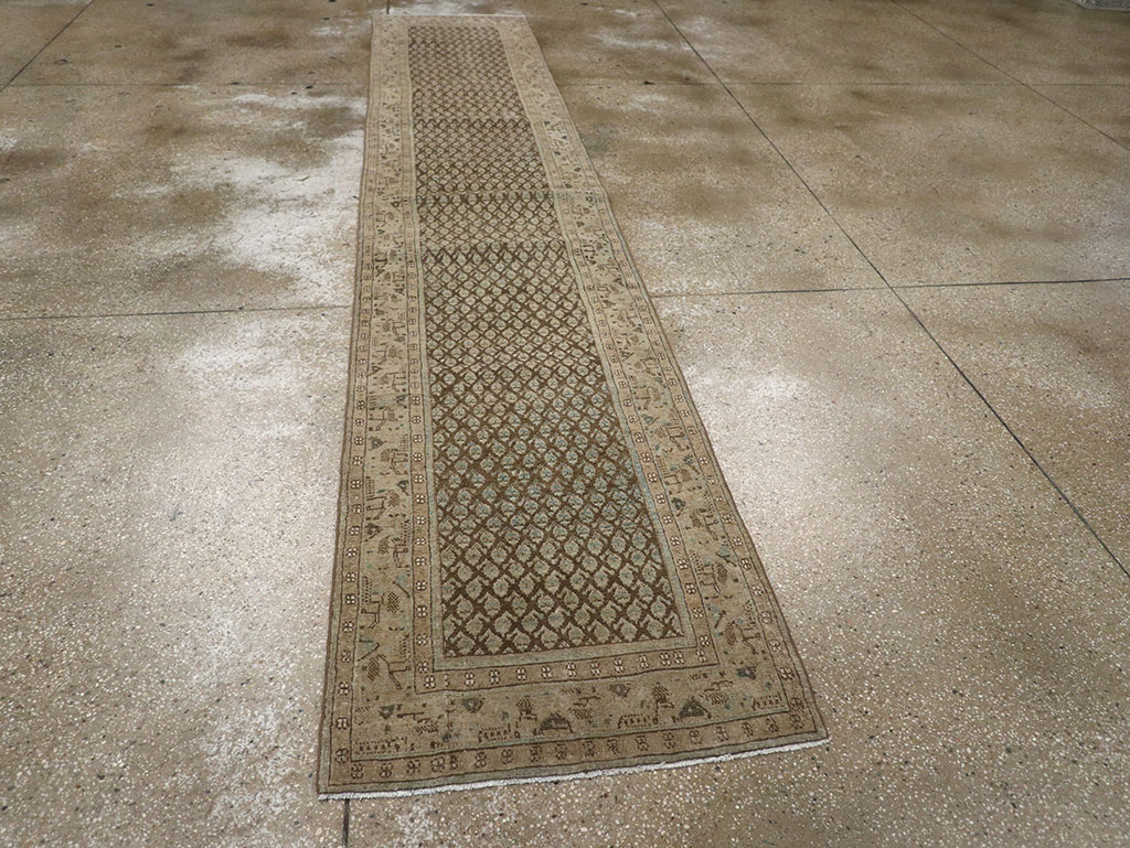 Antique Persian Mahal Runner, No.32079 - Gss