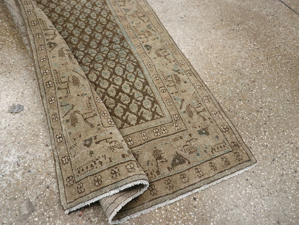Antique Persian Mahal Runner, No.32079 - Gss
