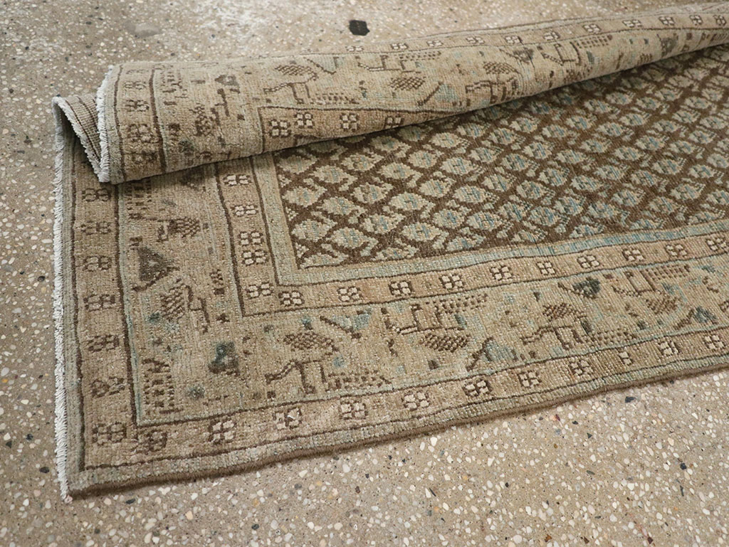 Antique Persian Mahal Runner, No.32079 - Gss