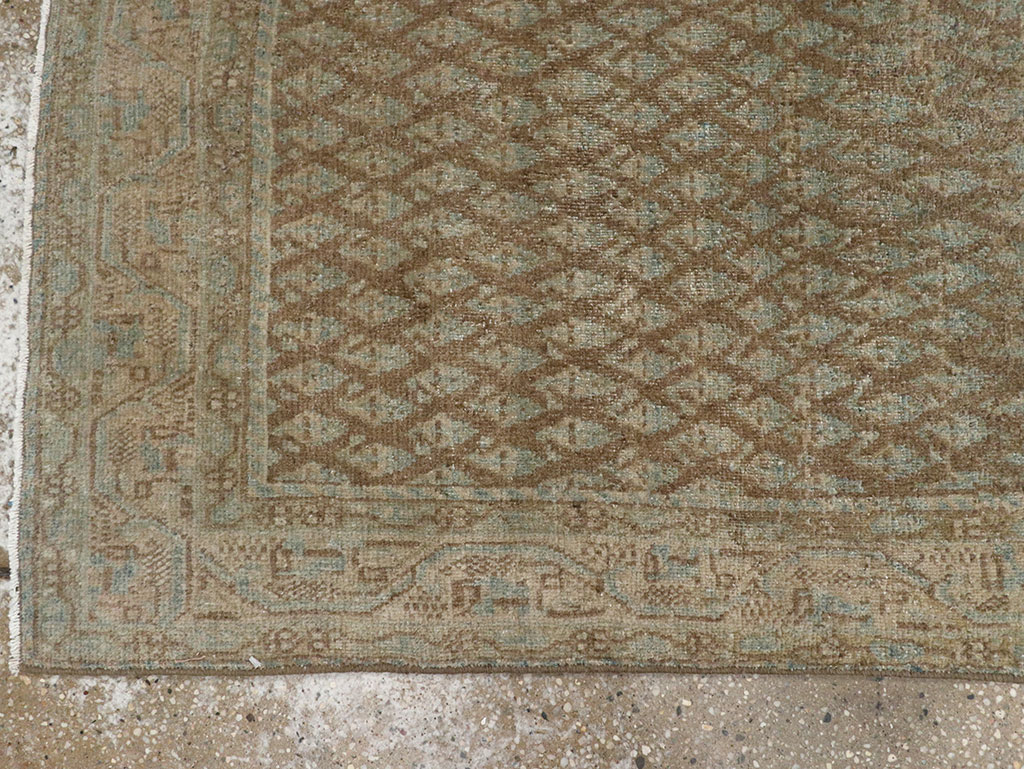 Antique Persian Mahal Long Runner, No.32080 - Gss