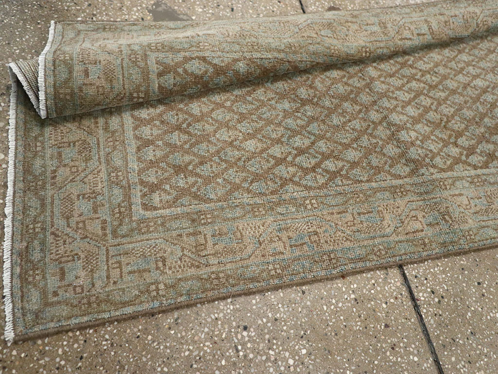 Antique Persian Mahal Long Runner, No.32080 - Gss