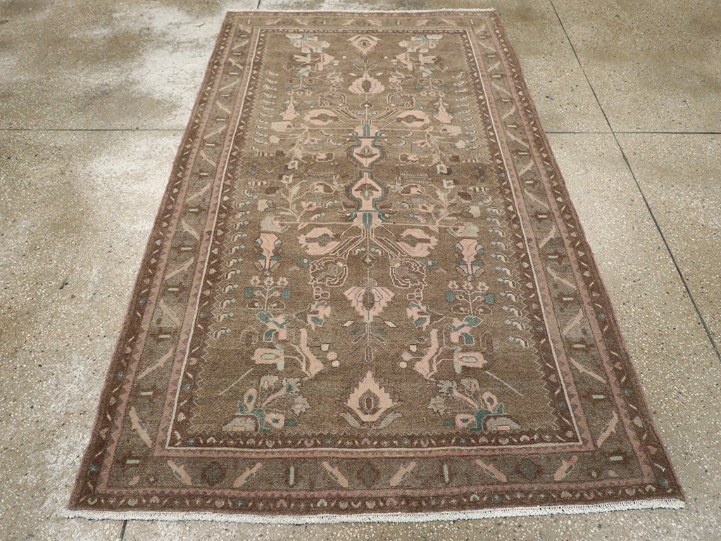 Vintage Persian Malayer Accent Rug, No.32081 - Gss