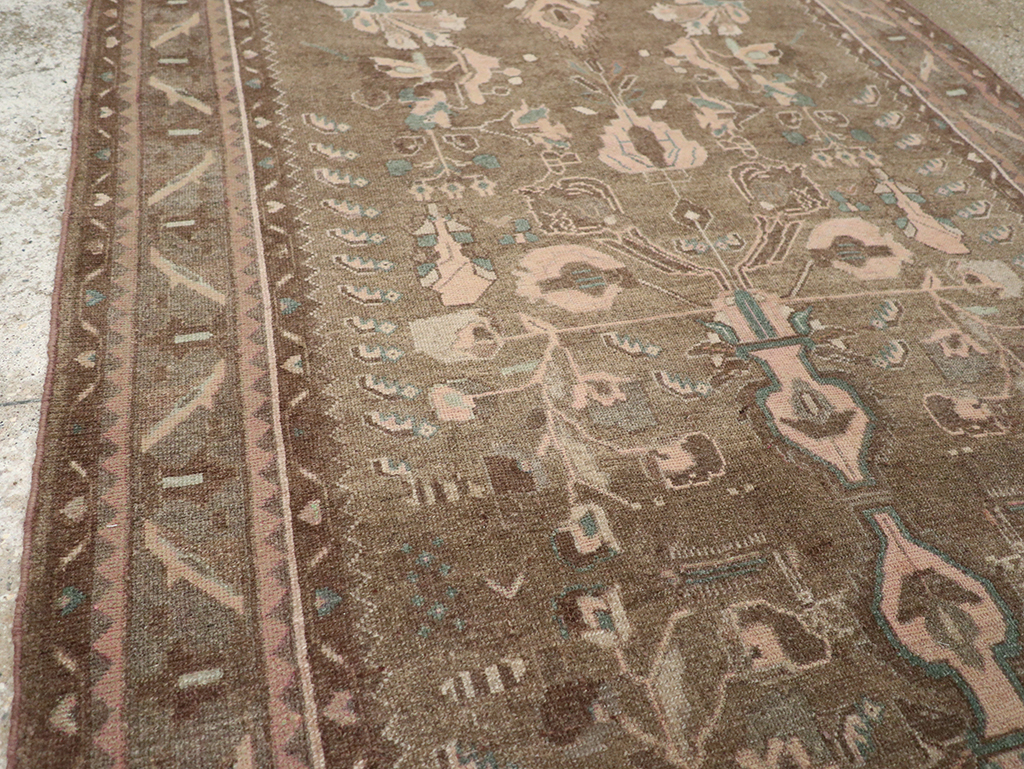 Vintage Persian Malayer Accent Rug, No.32081 - Gss